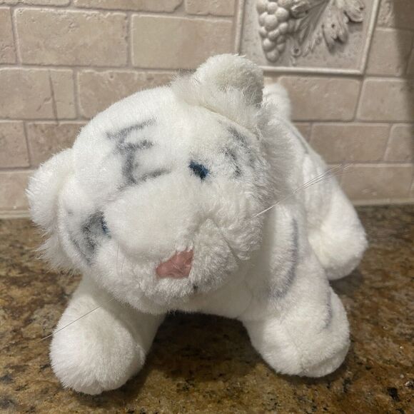 Siegfried Roy Royal White Tiger Cub Plush Toy Stuffed Animal EUC‎ VTG 12" L - Picture 1 of 8